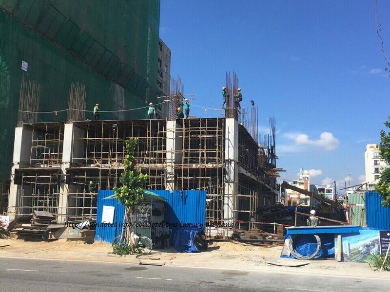 Tiến độ xây dựng dự án TMS Luxury Đà Nẵng tháng 10/2017